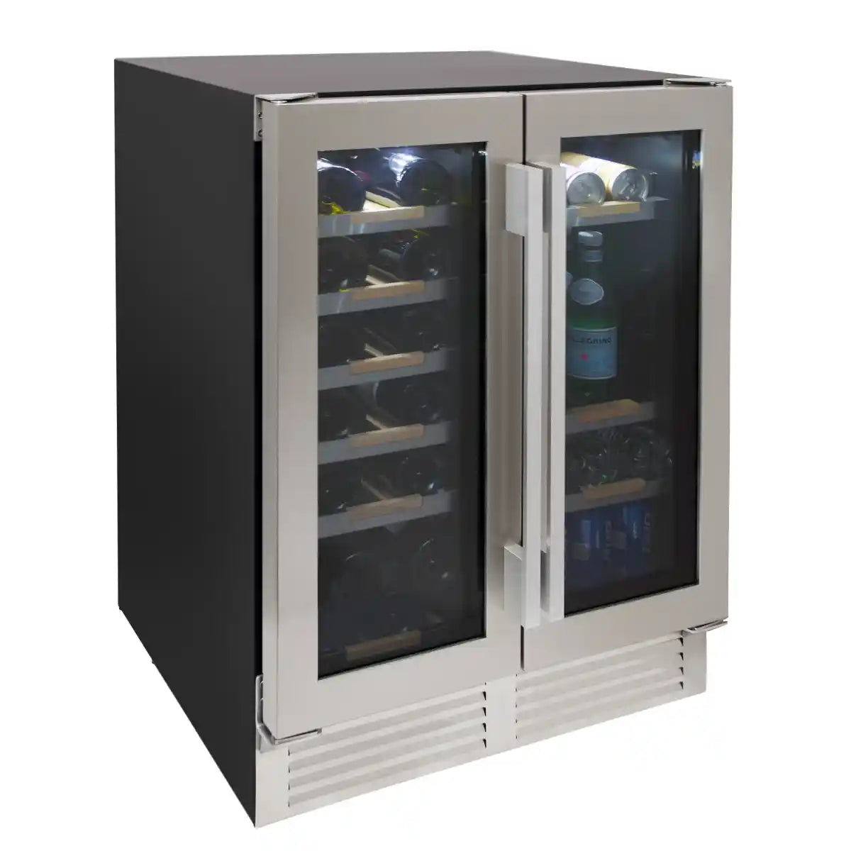 Avanti ELITE Side by Side Wine and Beverage Cooler, in Stainless Steel (WBE1956Z3S)