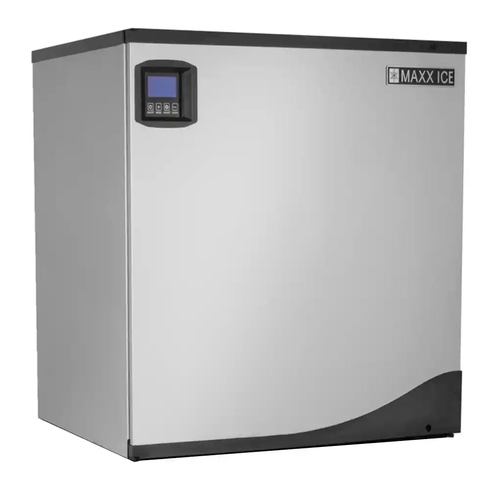 Maxx Ice Intelligent Series Modular Ice Machine, 30"W, 1000 lbs, Full Dice Ice Cubes, in Stainless Steel with Black Trim (MIM1000N)