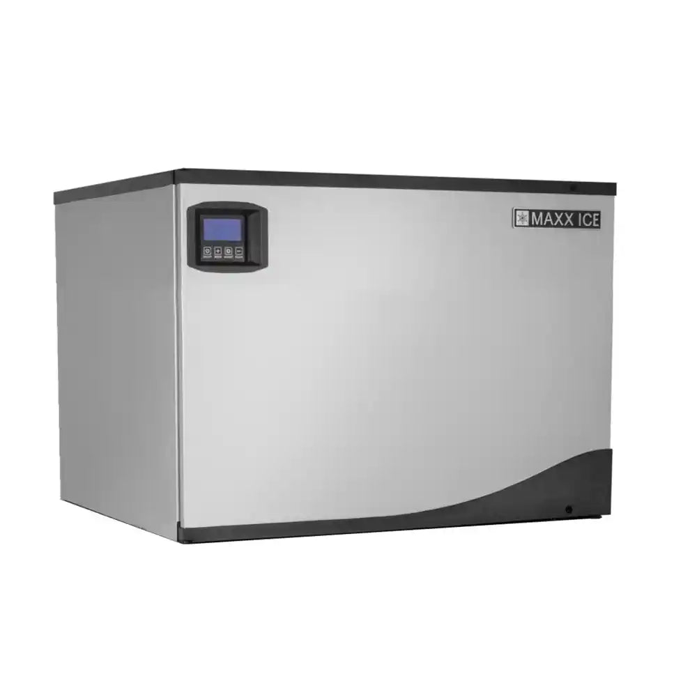 Maxx Ice Intelligent Series Modular Ice Machine, 30"W, 373 lbs/Day, Full Dice Ice Cubes, in Stainless Steel with Black Trim (MIM370N)