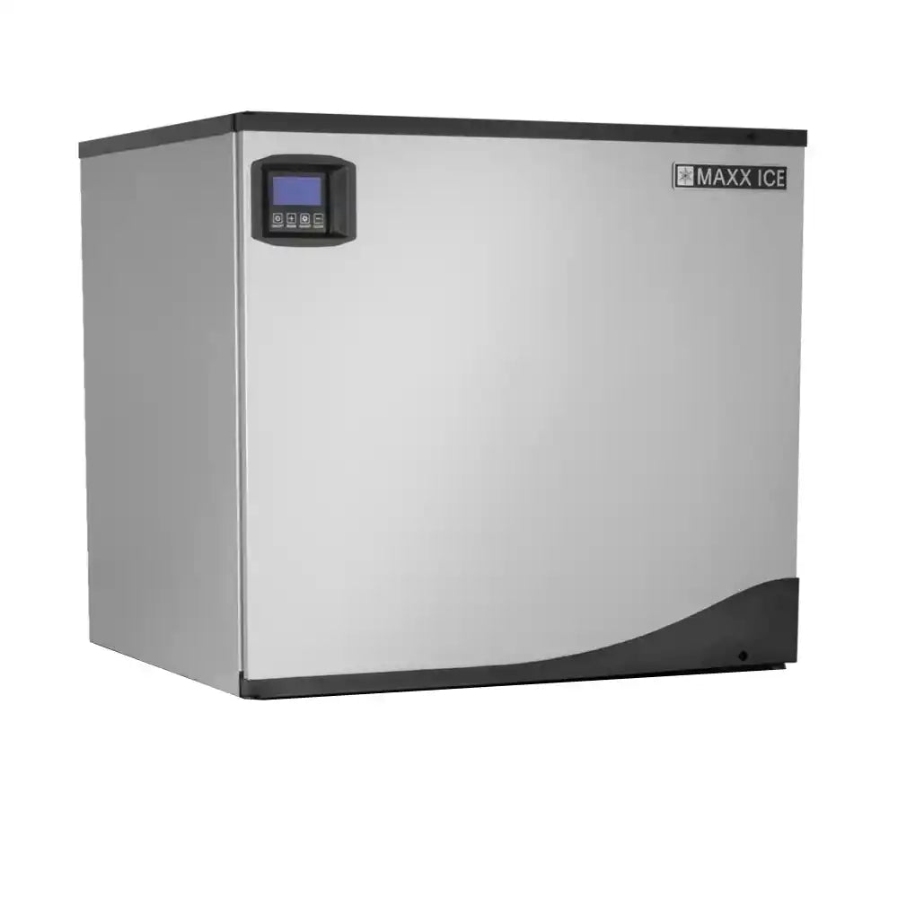 Maxx Ice Intelligent Series Modular Ice Machine, 30"W, 513 lbs/Day, Half Dice Ice Cubes, in Stainless Steel with Black Trim (MIM500NH)