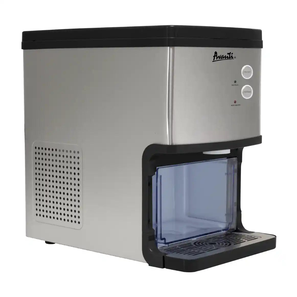 Avanti ELITE Series Countertop Nugget Ice Maker and Dispenser, 33 lbs, in Stainless Steel (NIMD3313S-IS)