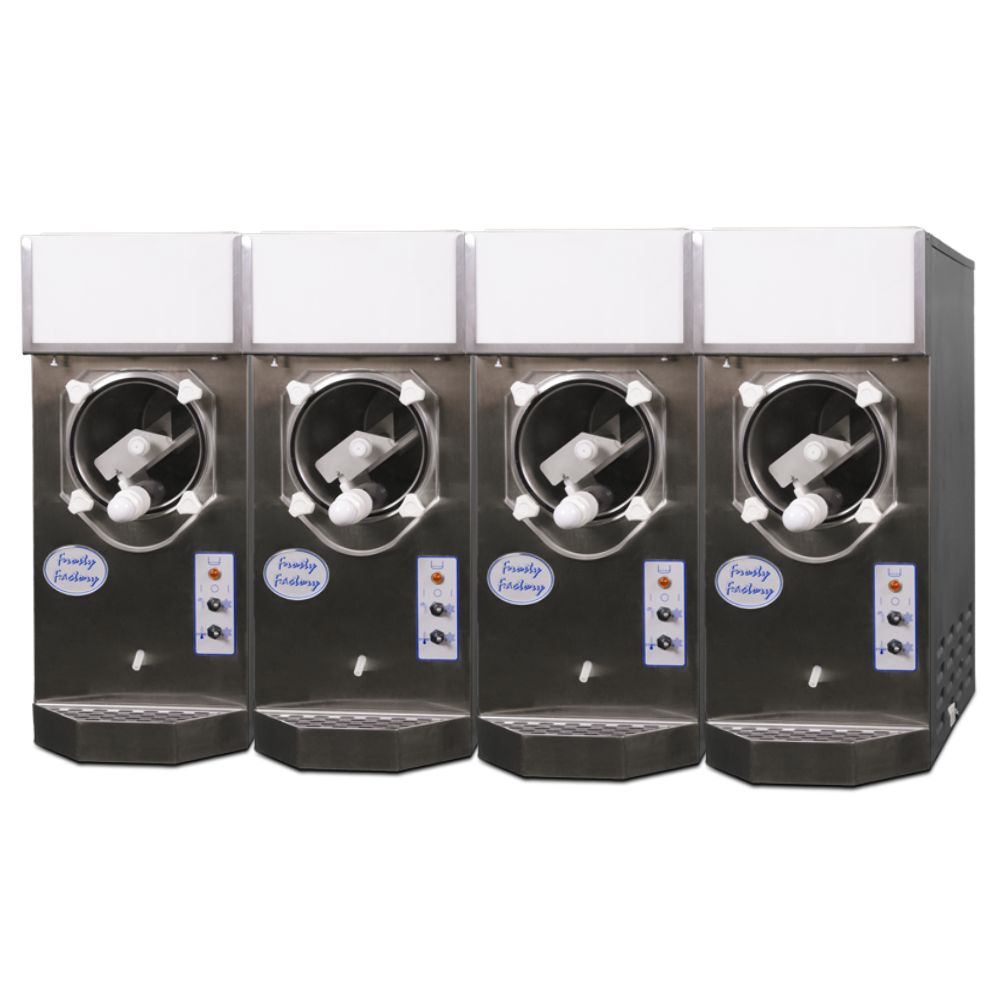 Frosty Factory 115R Frozen Drink Machine, Remote Cooled, 7 qt Cylinder, 12 qt Hopper, Up to 320 10-oz Drinks/Hr (Per Dispenser)