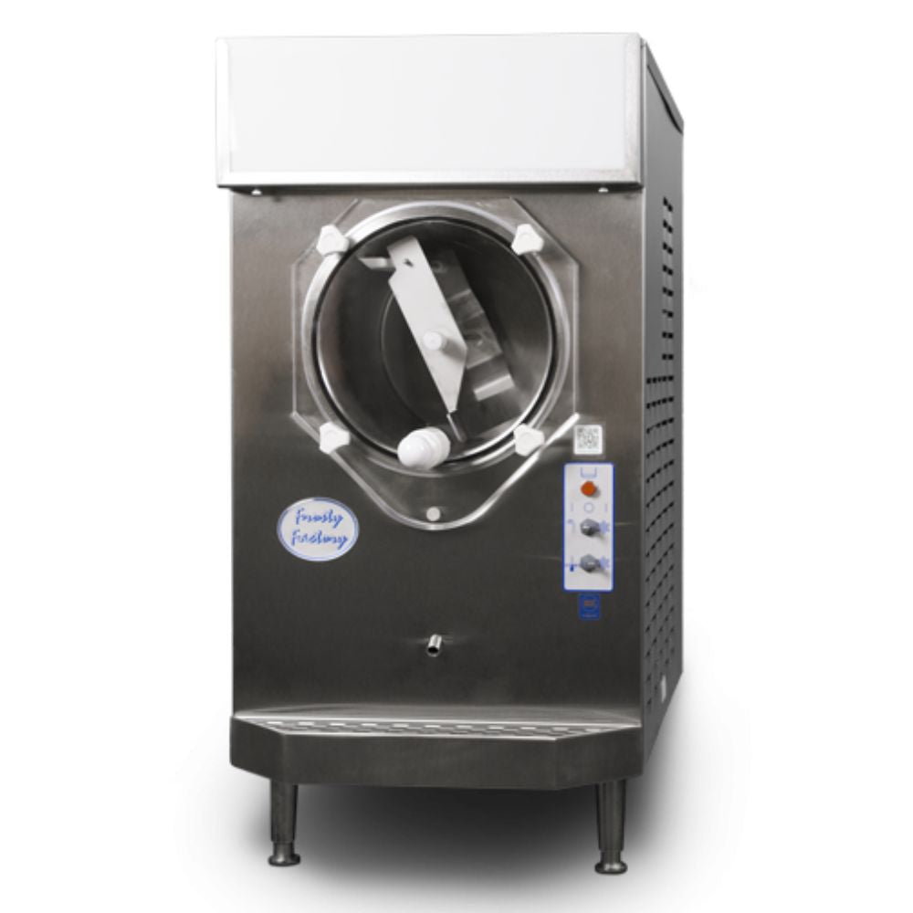 Frosty Factory 232W Large Cylinder Frozen Drink Machine, Water Cooled, 12 qt Cylinder, 12 qt Hopper, Up to 220 10-oz Drinks/Hr