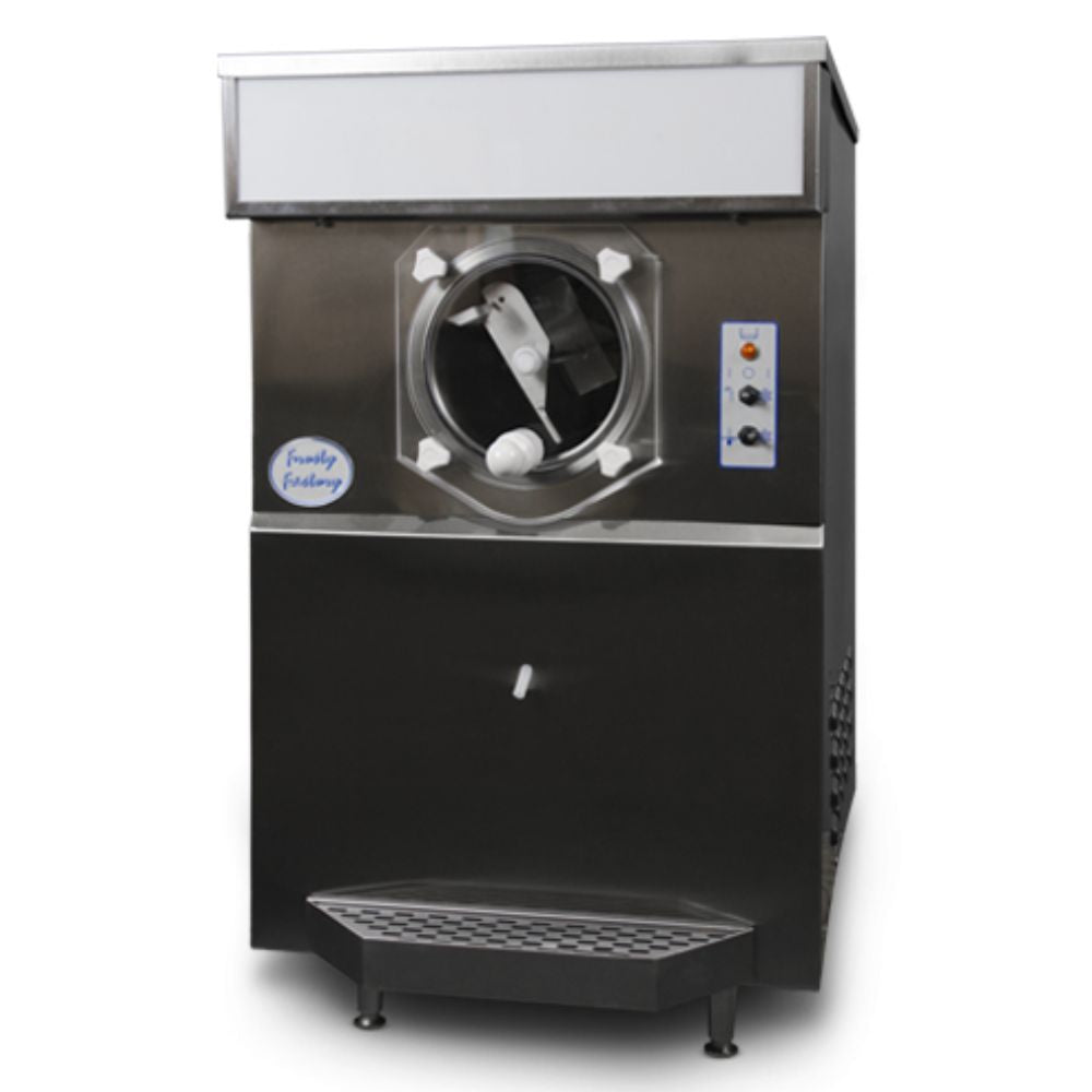 Frosty Factory 289W Large Cylinder Frozen Drink Machine, Water Cooled, 16 qt Cylinder, 24 qt Hopper, Up to 390 10-oz Drinks/Hr