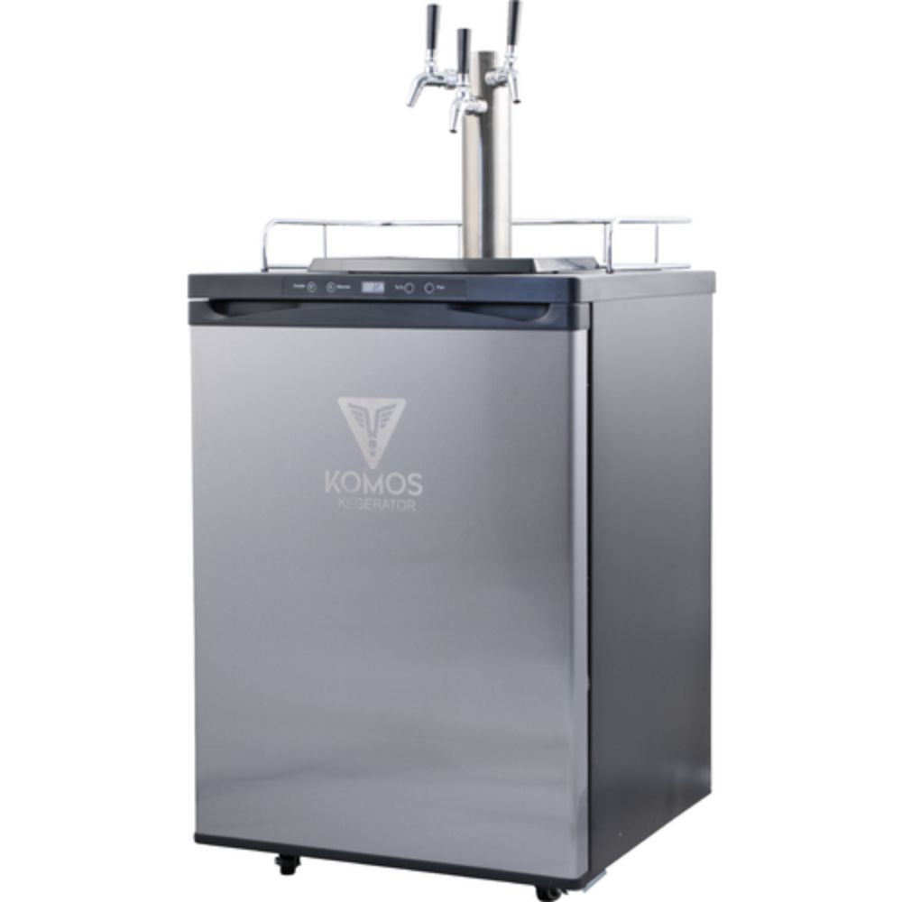 Komos 23-3/4" Freestanding Quad Tap Kegerator
