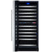image of Allavino FlexCount II 121 Bottle Dual Zone Wine Refrigerator with door completely open