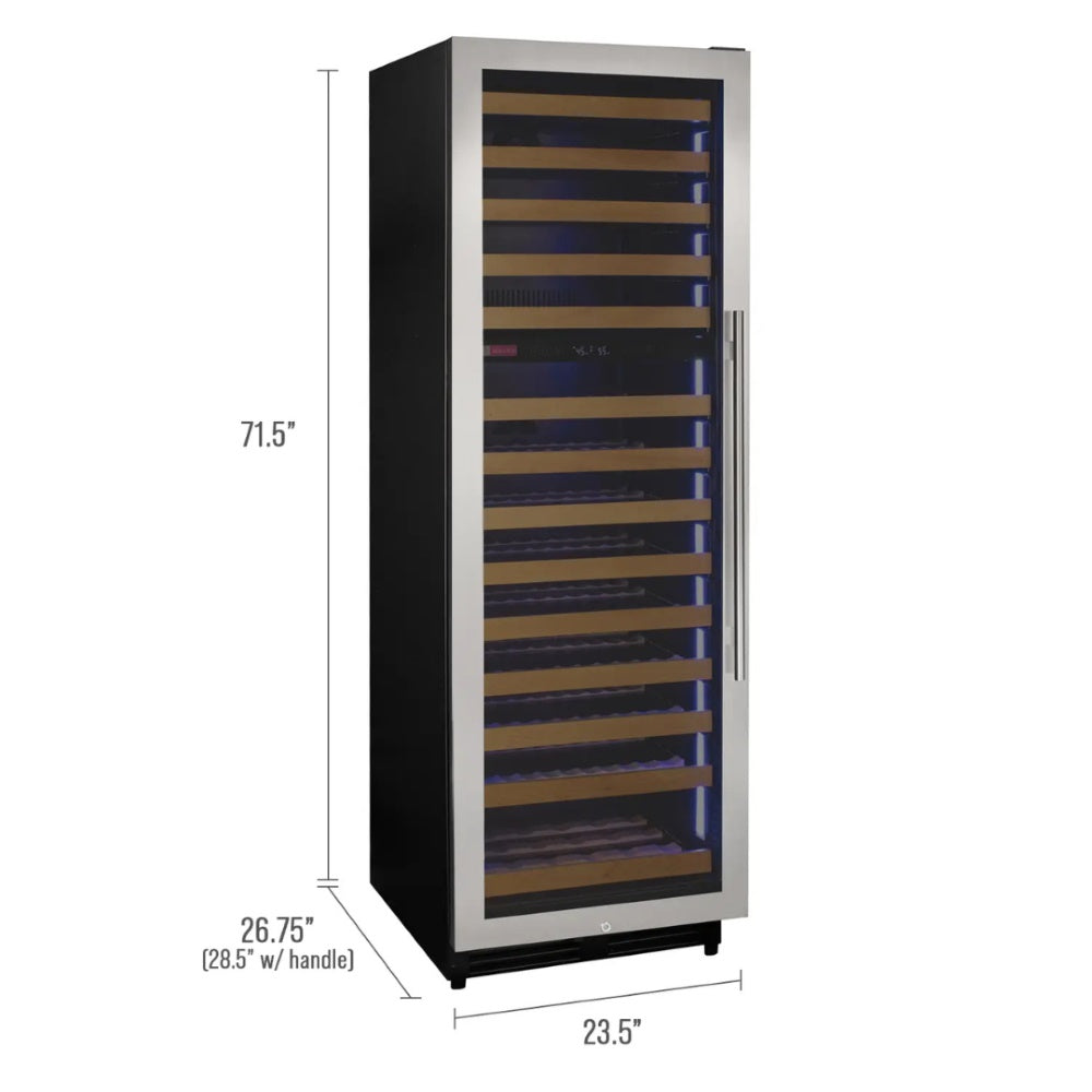 dimensions of Allavino VSW15471D-2SL Wine Refrigerator