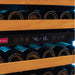 close-up view of digital temperature control of Allavino VSW15471D-2SL Wine Refrigerator