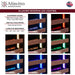 Allavino VSW15471D-2 Wine Refrigerator LED Light Settings Infographic
