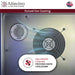 Allavino VSW15471D-2 Wine Cooler Fan Forced Cooling Feature Infographic
