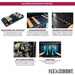Black Allavino VSW6771S-1 Wine Fridge Flexcount Shelves Features Infographic