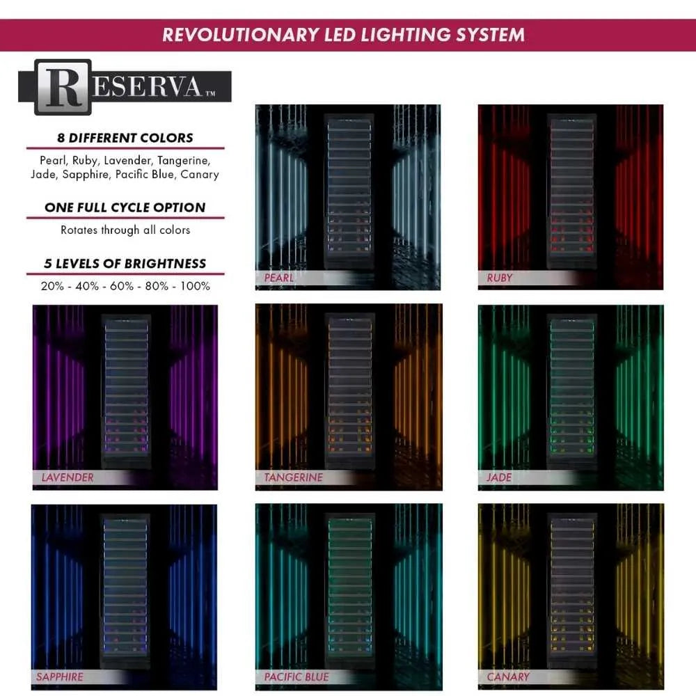 Preview Image of Black Allavino VSW6771S-1 Wine Fridge LED Light Settings