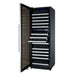 photo of the door of the Allavino VSWR172-2SL20 Wine Refrigerator being open and some racks slightly out