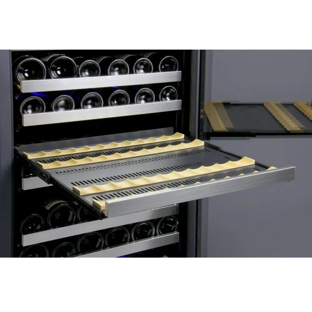 Close Up Photo of VSWR172 Wine Refrigerator Stainless Adjustable Shelves