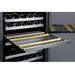 Close Up Photo of VSWR172 Wine Refrigerator Stainless Adjustable Shelves