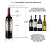 bottle measurements for Allavino YHWR305-1BL20 Wine Refrigerator