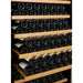 two racks of Allavino YHWR305-1BL20 Wine Refrigerator slightly out