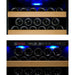 temperature control and lights of the Allavino YHWR305-1BL20 Wine Refrigerator