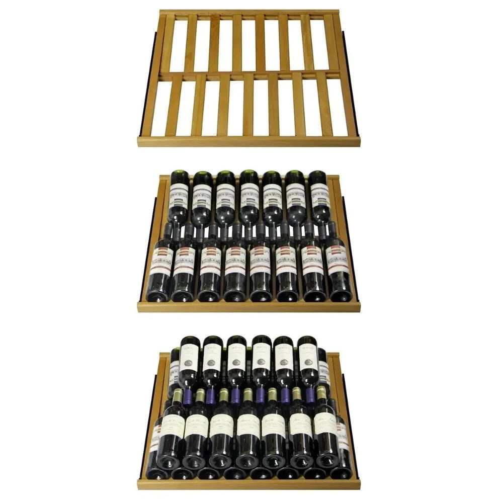 Allavino 305 Bottle Wine Cooler Wooden Shelves Photo