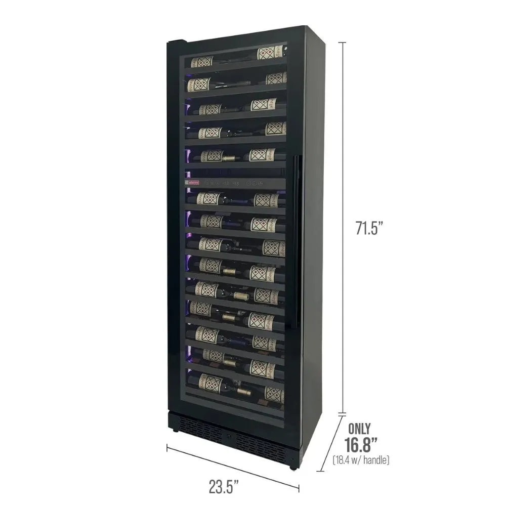 Dimensions Illustration of Allavino VSW6771S-1 Wine Refrigerator