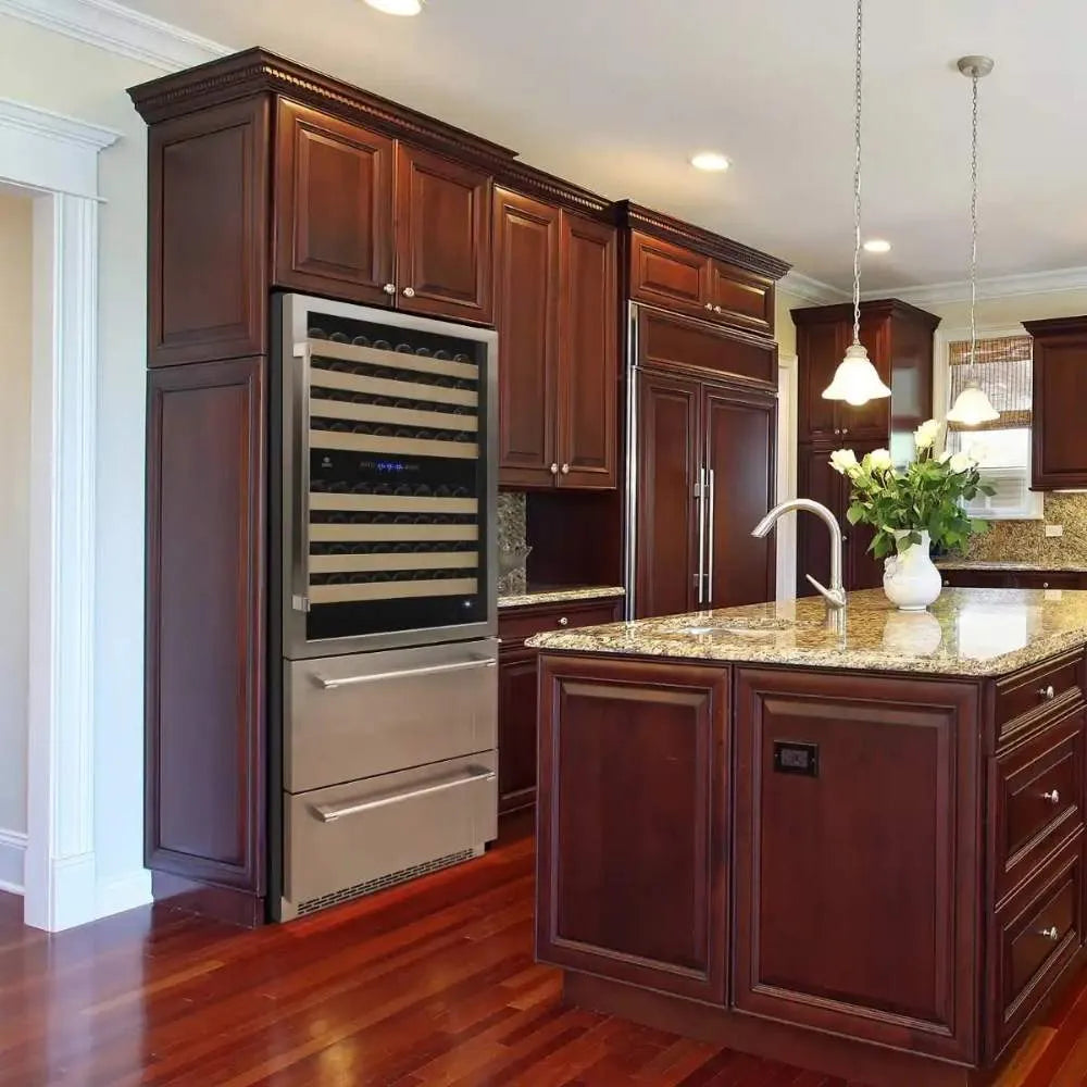 Preview Image of Vinotemp EL-BWC30TB-S Beverage Fridge Kitchen Built-in Setup