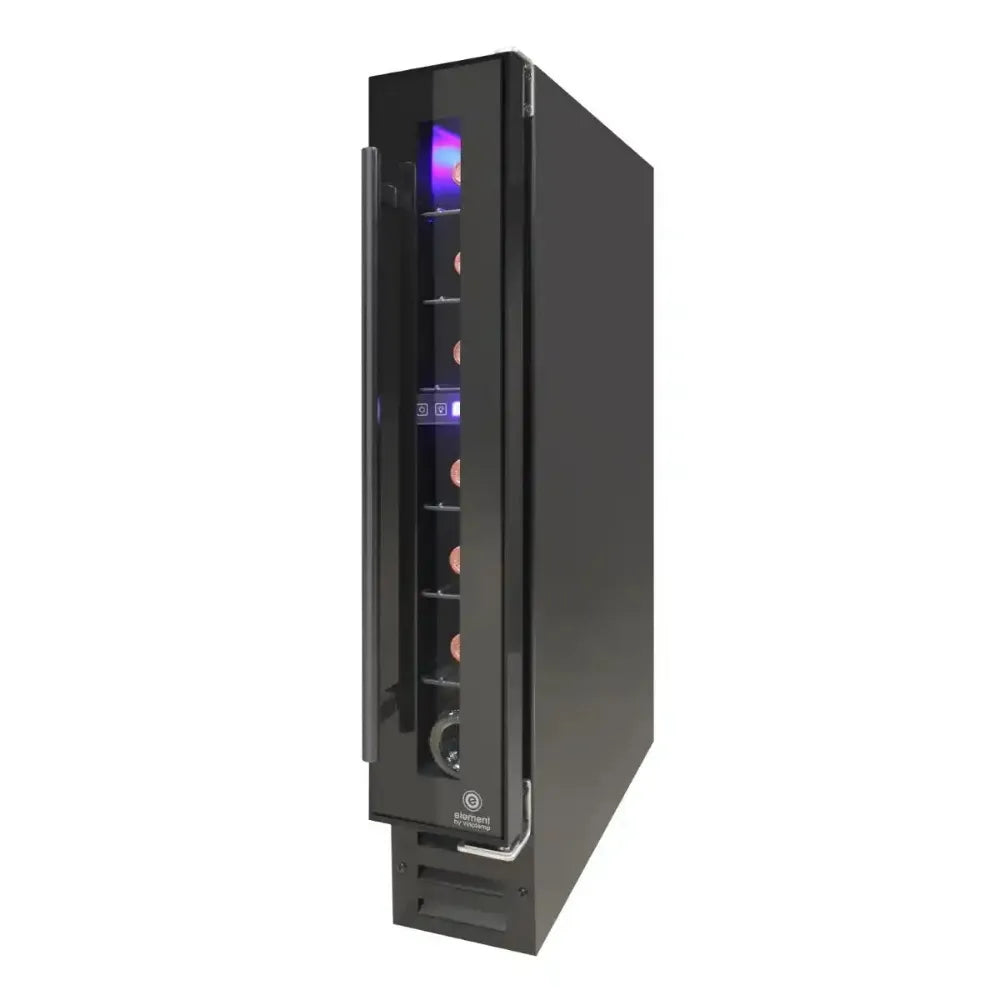 Preview Image of Vinotemp EL-7TS-BLACK Wine Cooler Front Angle View