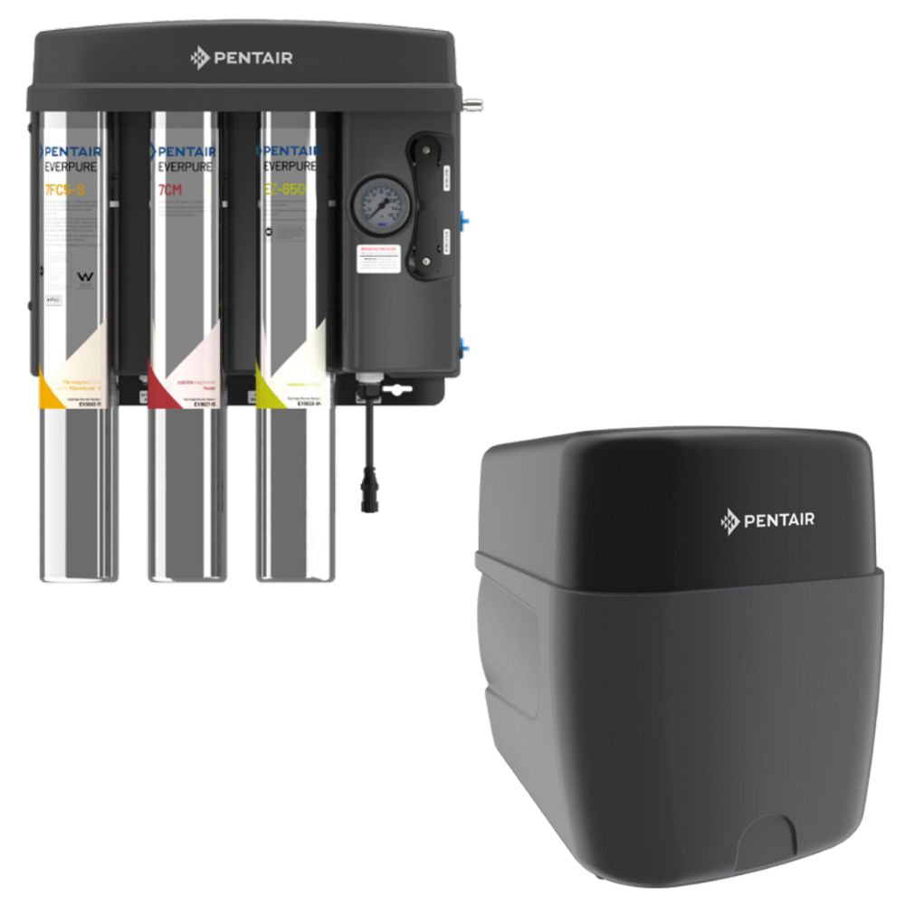 Pentair Everpure EZ-RO Reverse Osmosis System with Atmospheric Tank (For Coffee, Espresso, Tea & Ice)