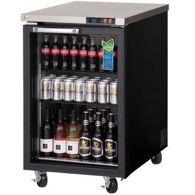 front view of the Everest Refrigeration EBB23G Back Bar Cooler