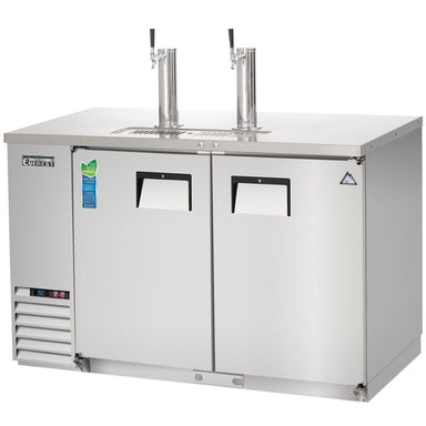 Everest Refrigeration EBD2-SS Kegerator Front View