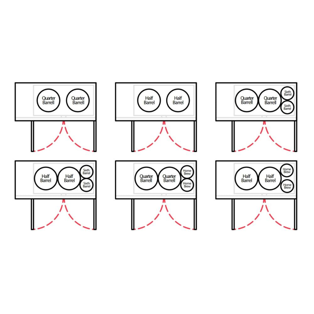 Everest Refrigeration Model EBD2 Capacity Diagram