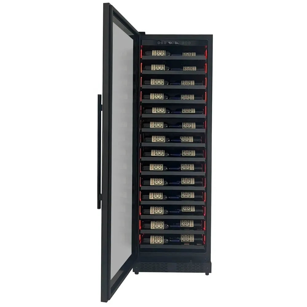 Black Allavino VSW6771S-1 Wine Cooler Free Standing Design Display Photo