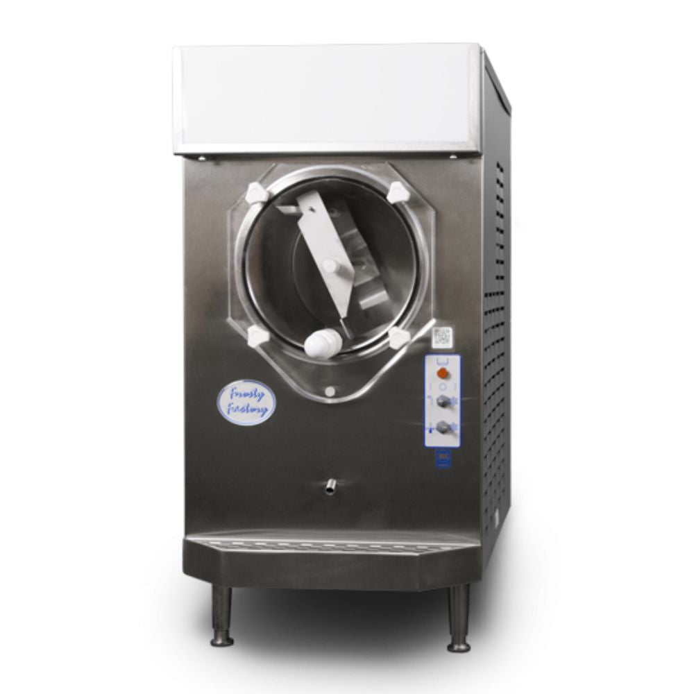 Frosty Factory 137A commercial frozen drink machine with 12-quart dual chambers, producing 130 drinks per hour
