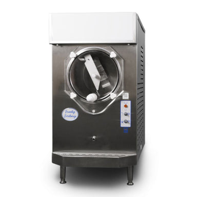 Frosty Factory 137A commercial frozen drink machine with 12-quart dual chambers, producing 130 drinks per hour
