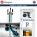 Infographic of Kegco HK38BSU-3 Built-in Kegerator Air Cooled Tower Features