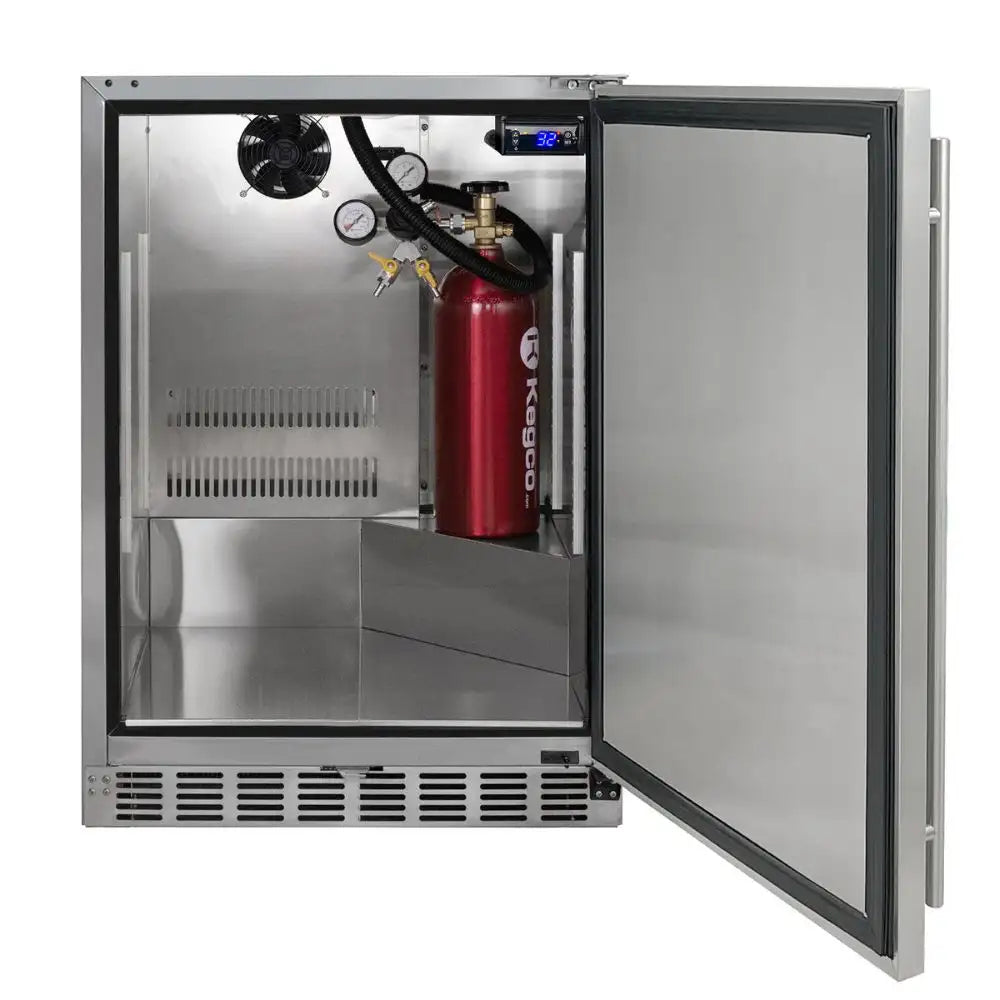Kegco HK38SSU-1 Built-In Kegerator CO2 Tank Installation Photo