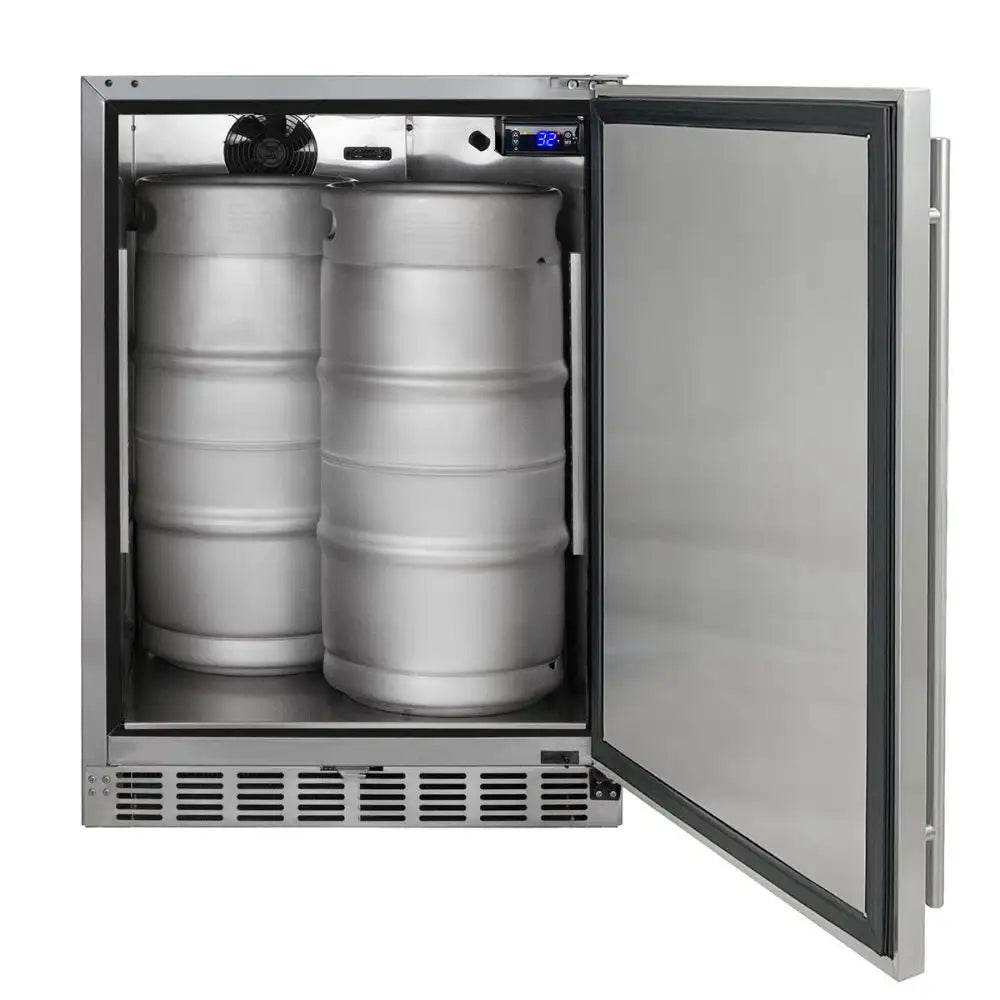 Kegco HK38SSU-1 Built-In Kegerator 2-Keg Setup