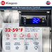 Kegco HK38SSU-2 Kegerator Wide Temperature Range Feature Infographic