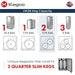 Kegco HK38SSU-3 Built-in Kegerator Keg Capacity Infographic