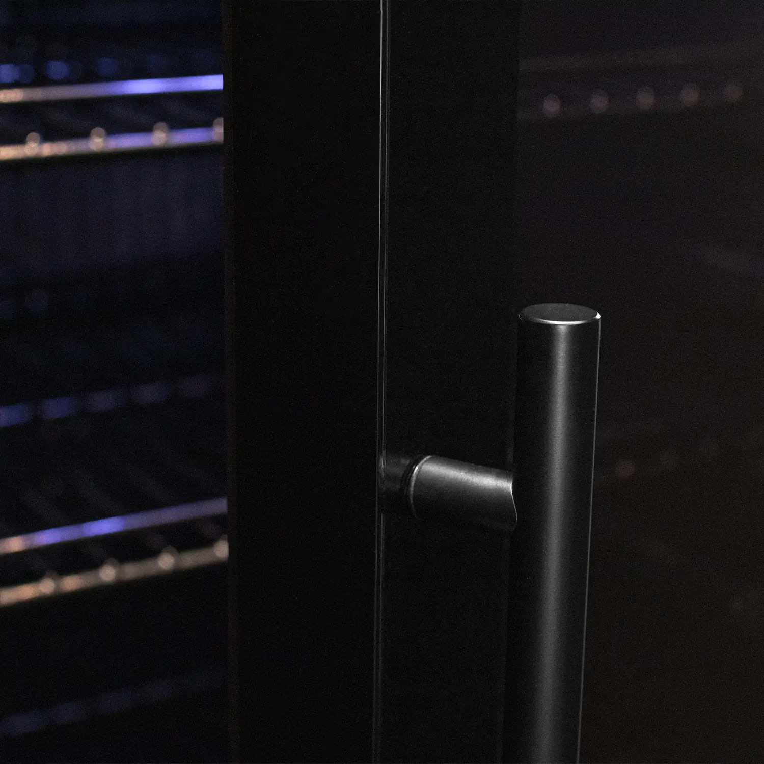 Allavino Contemporary 102 Bottle Single Zone Wine Refrigerator in Black