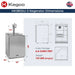 HK38SSU-3 Kegerator Dimensions Illustration