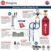 Infographic of Kegco HK48BSA-2 Kegerator Dispense Kit Features