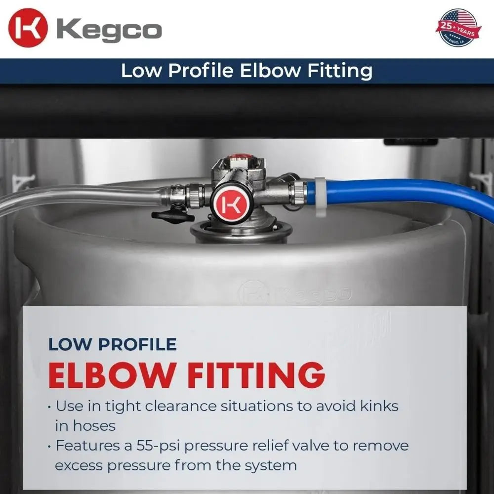 HK48BSA-2 Kegerator Elbow Fitting Photo