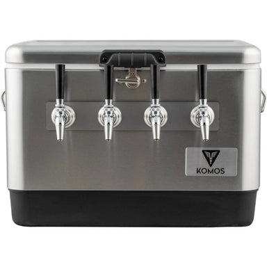 4 Tap Stainless Steel Draft Box Front Side Photo