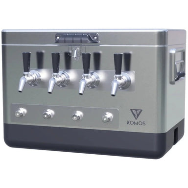 4 Tap Stainless Steel Draft Box Display Photo