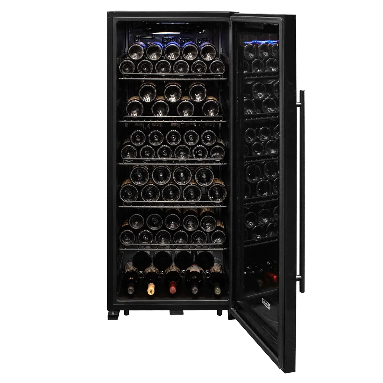 Allavino Contemporary 102 Bottle Single Zone Wine Refrigerator in Black
