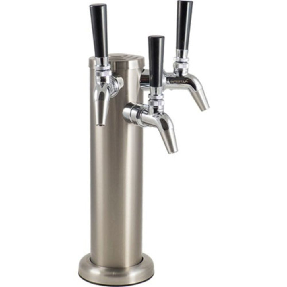 Komos Stainless Draft Tower w/ Intertap Faucets (w/ Duotight Fittings)
