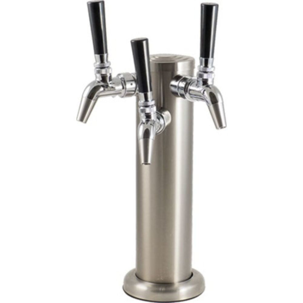 Komos Stainless Draft Tower w/ Intertap Faucets (w/ Duotight Fittings)