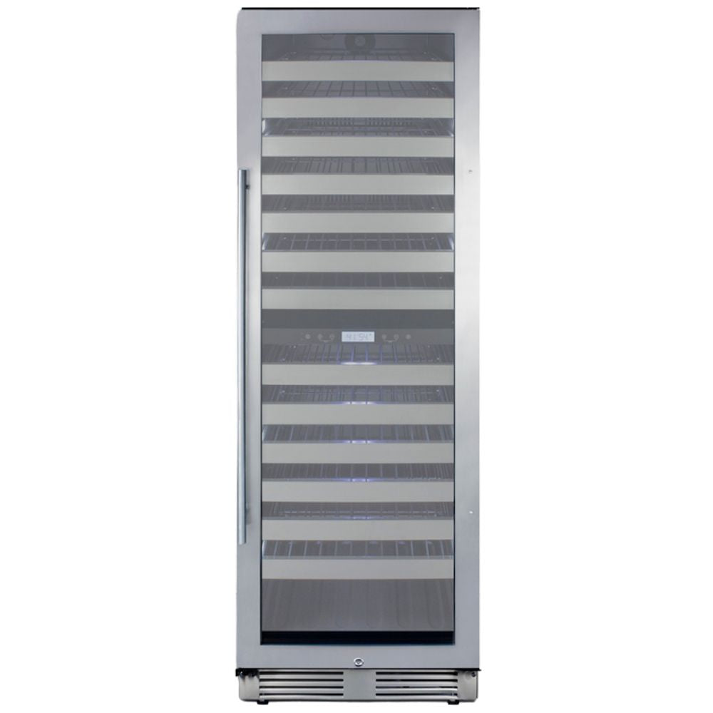 Summit 24" Wide 163 Bottle Dual-Zone Built-In Wine Cooler