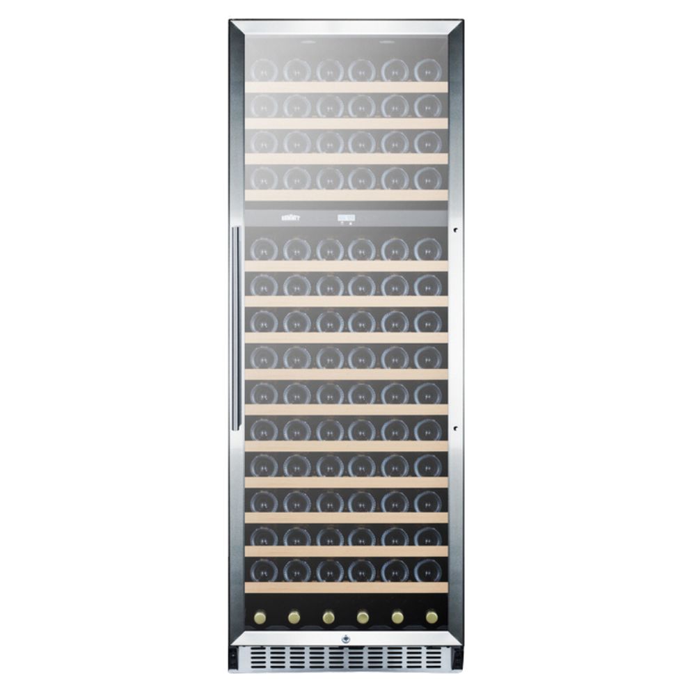 Summit 24" Wide 160 Bottle Dual-Zone Wine Cooler