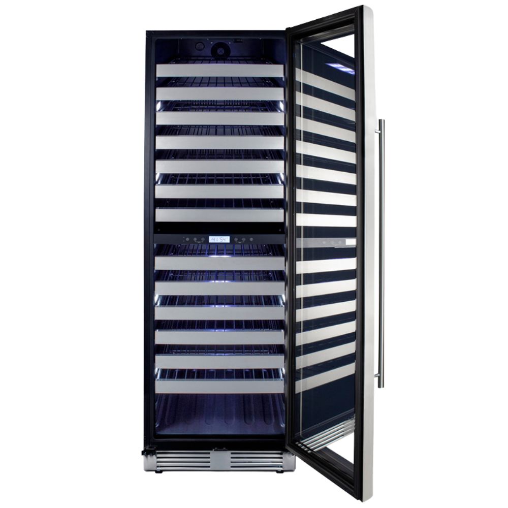 Summit 24" Wide 163 Bottle Dual-Zone Built-In Wine Cooler